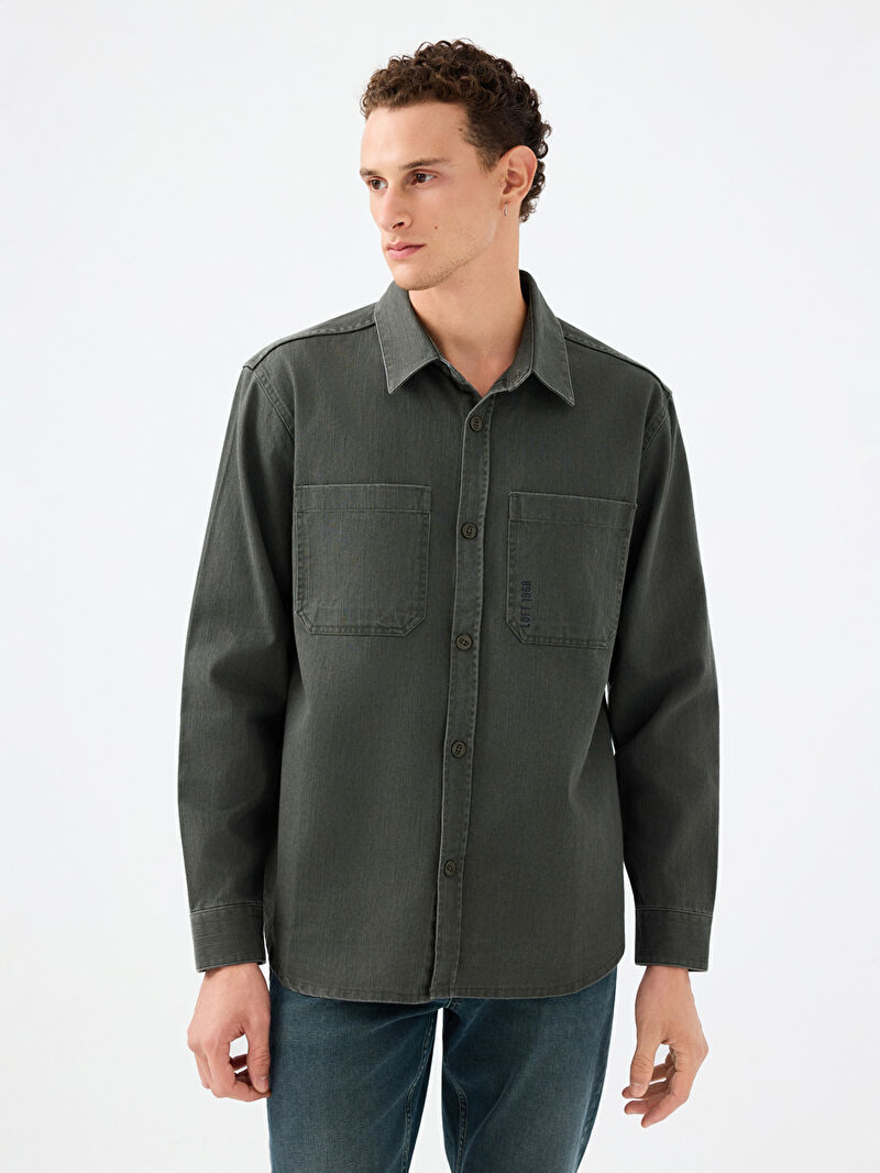 Relax Fit Erkek Gömlek U.kol