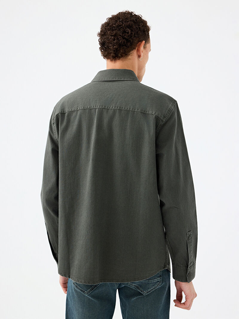 Relax Fit Erkek Gömlek U.kol