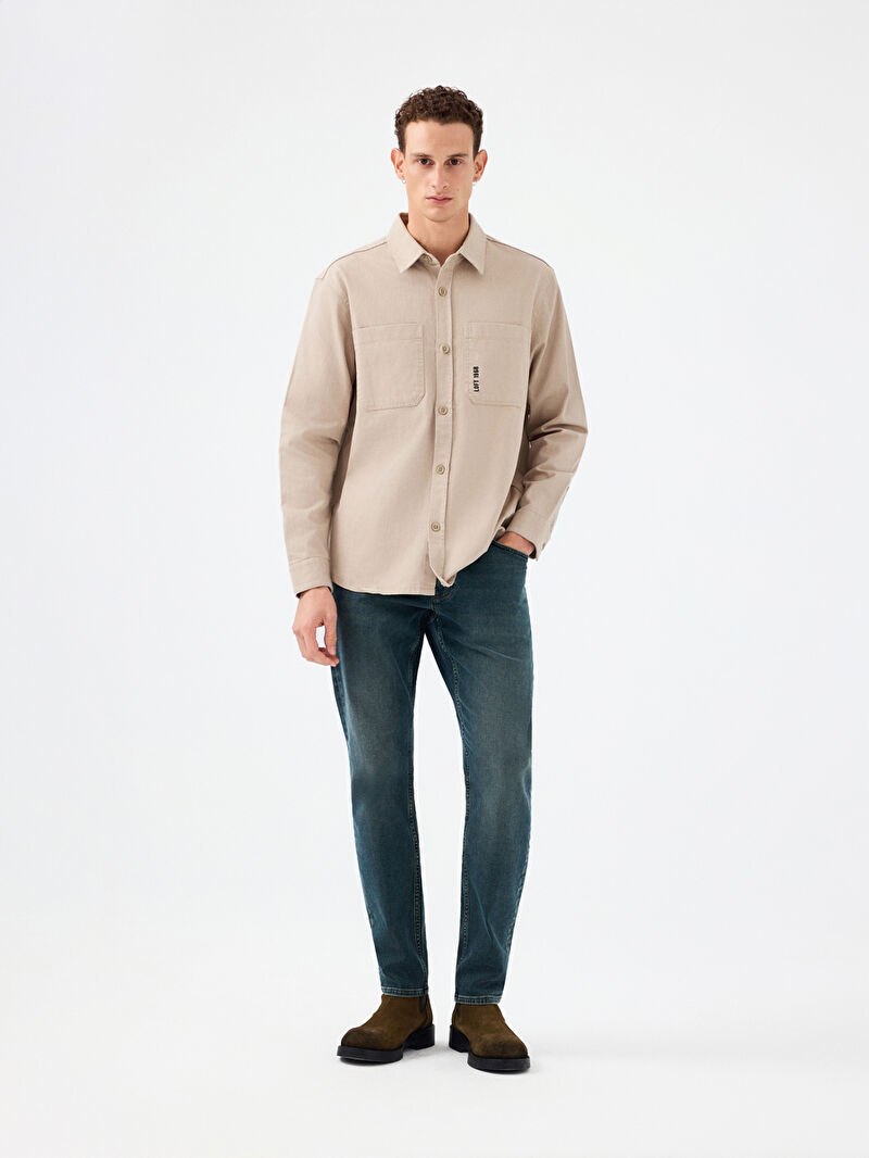 Relax Fit Erkek Gömlek U.kol