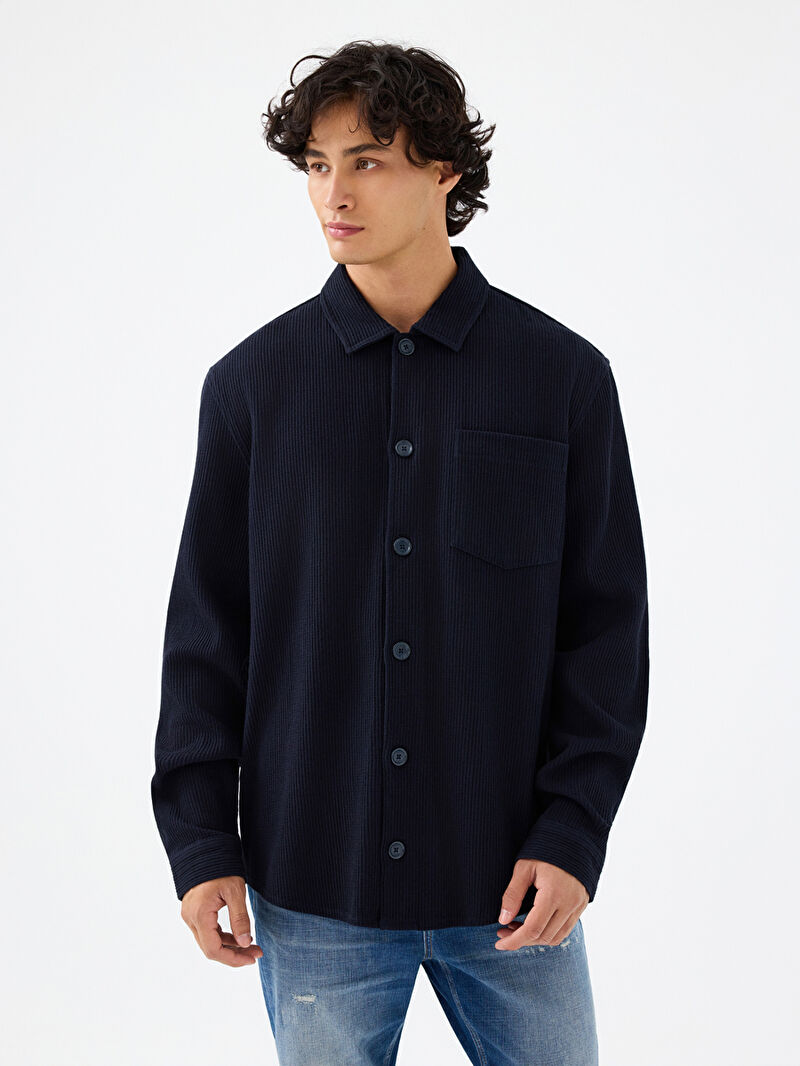 Relax Fit Erkek Gömlek U.kol