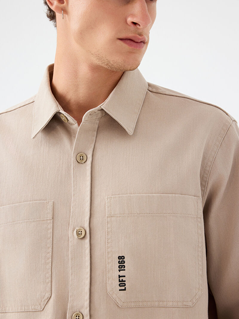 Relax Fit Erkek Gömlek U.kol