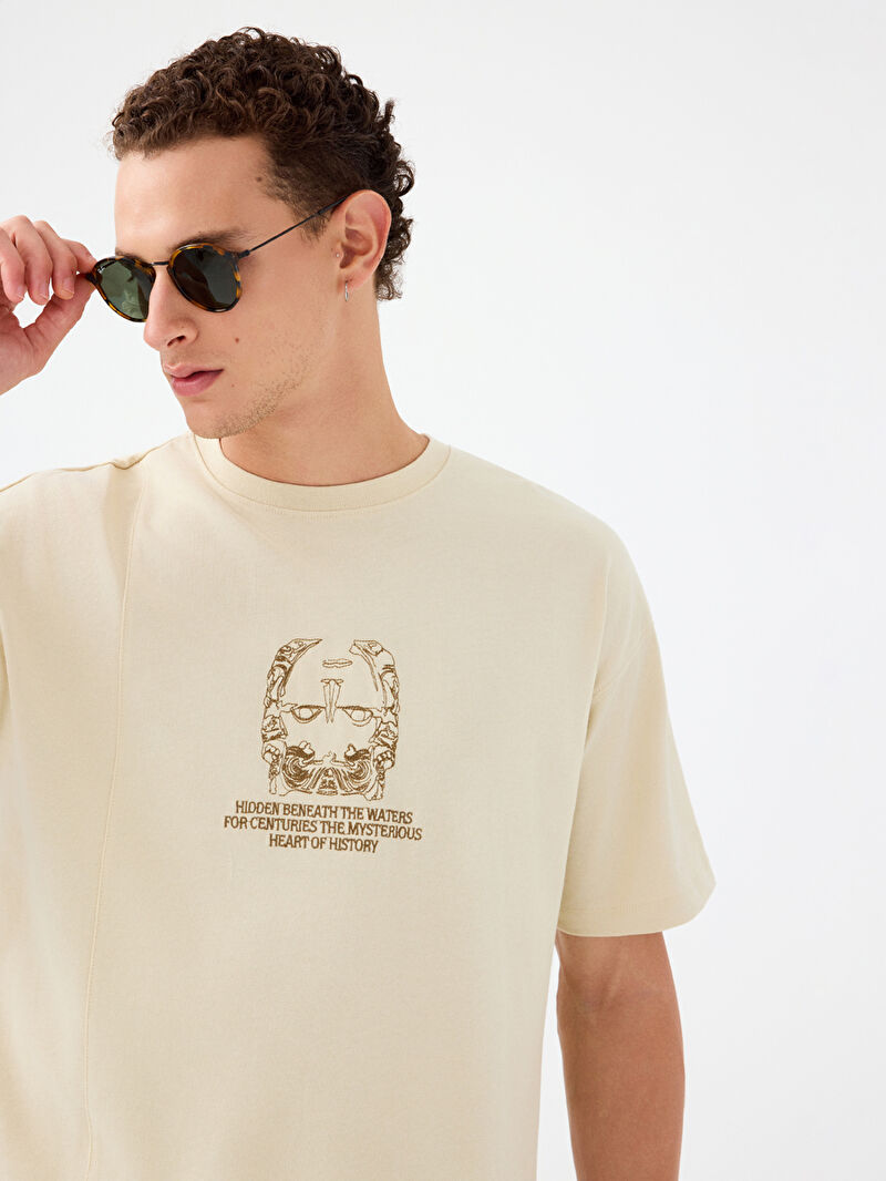 Oversize Fit Erkek Tshirt K.kol