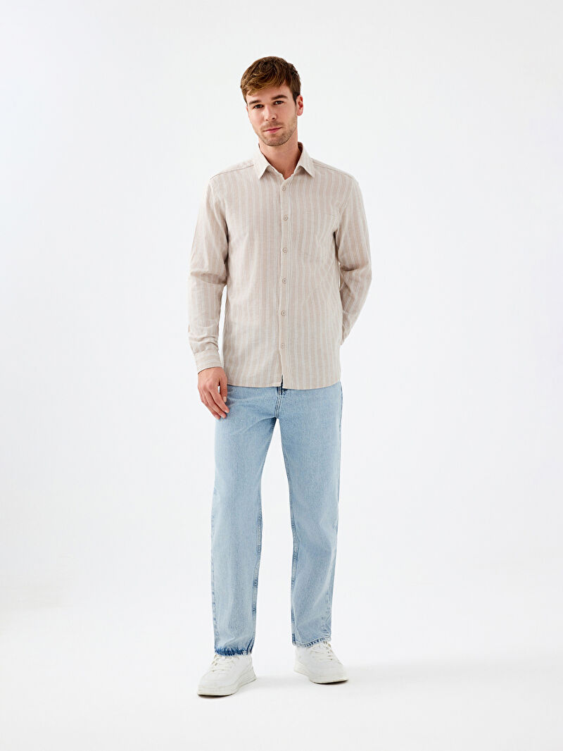 Relax Fit Erkek Gömlek U.kol