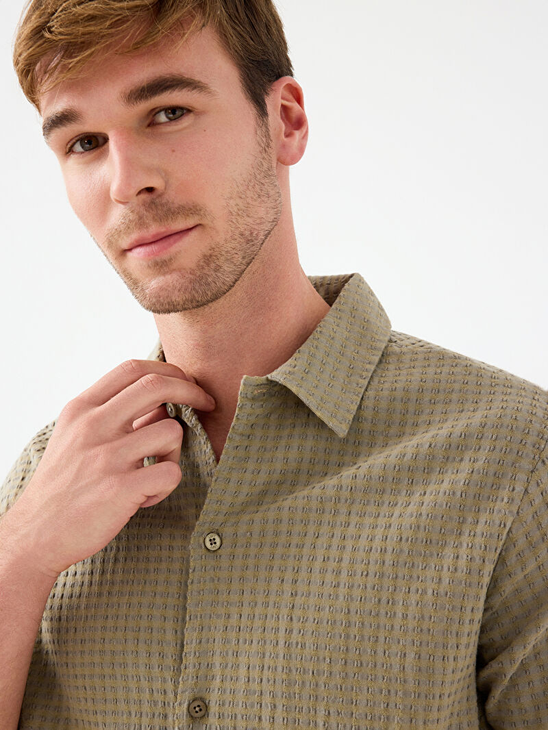 Relax Fit Erkek Gömlek K.kol