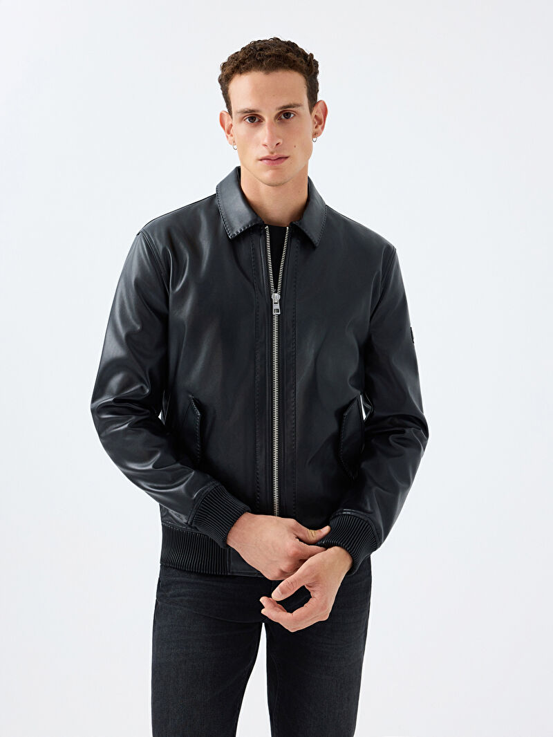 Regular Fit Erkek Mont Pu