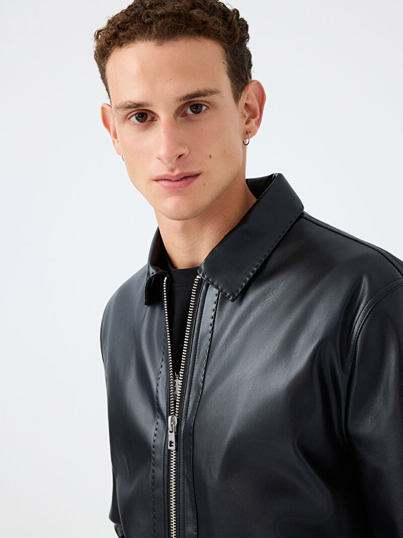 Regular Fit Erkek Mont Pu