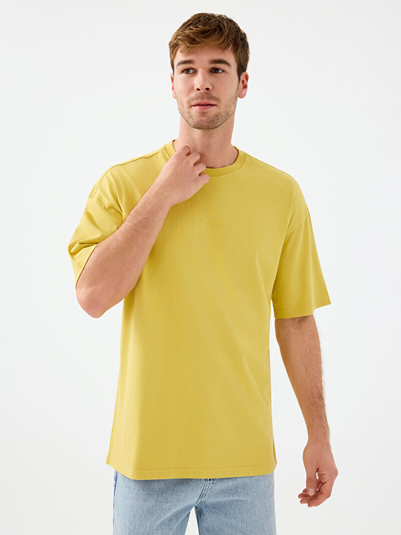 Oversize Fit Erkek Tshirt K.kol