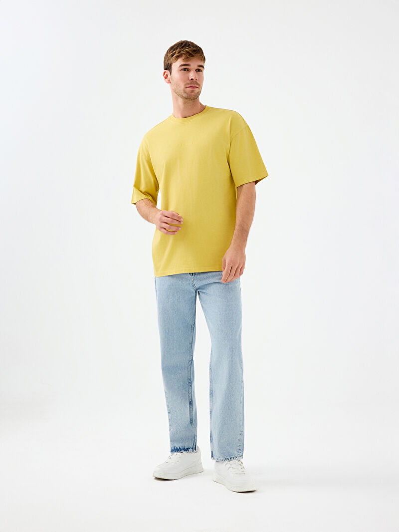 Oversize Fit Erkek Tshirt K.kol