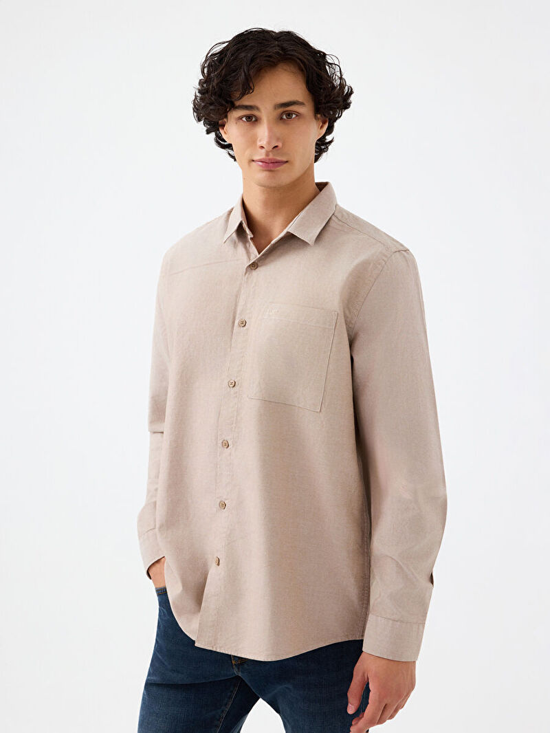 Regular Fit Erkek Gömlek U.kol