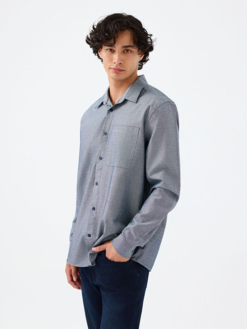 Regular Fit Erkek Gömlek U.kol