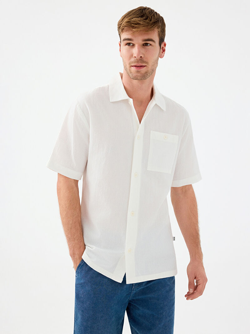 Relax Fit Erkek Gömlek K.kol