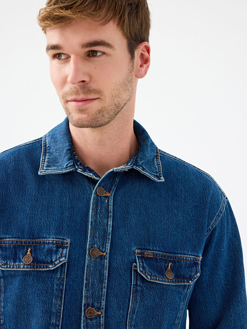 Oversize Erkek Gömlek U.kol