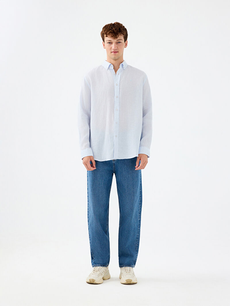 Regular Fit Erkek Gömlek U.kol