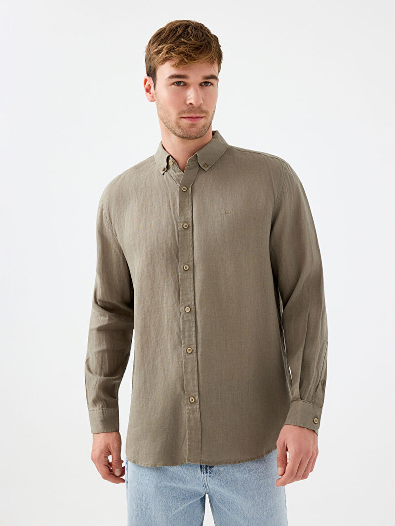 Regular Fit Erkek Gömlek U.kol