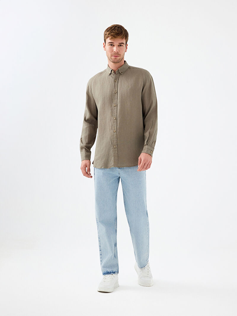 Regular Fit Erkek Gömlek U.kol