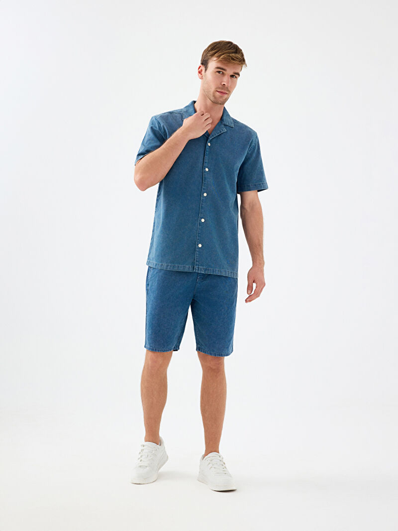 Straight Fit Erkek Şort