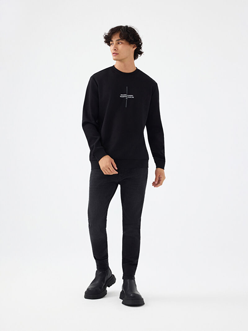 Regular Fit Erkek Sweatshirt
