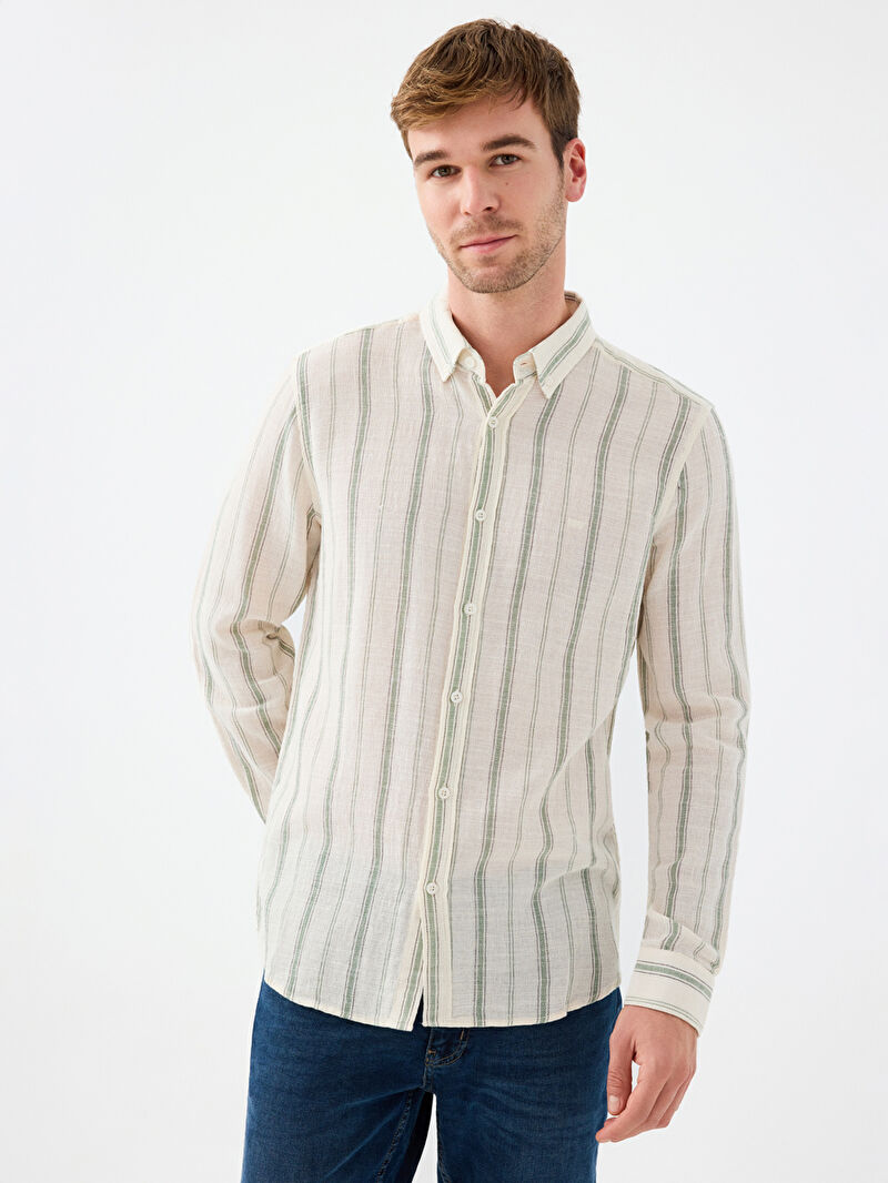 Regular Fit Erkek Gömlek U.kol