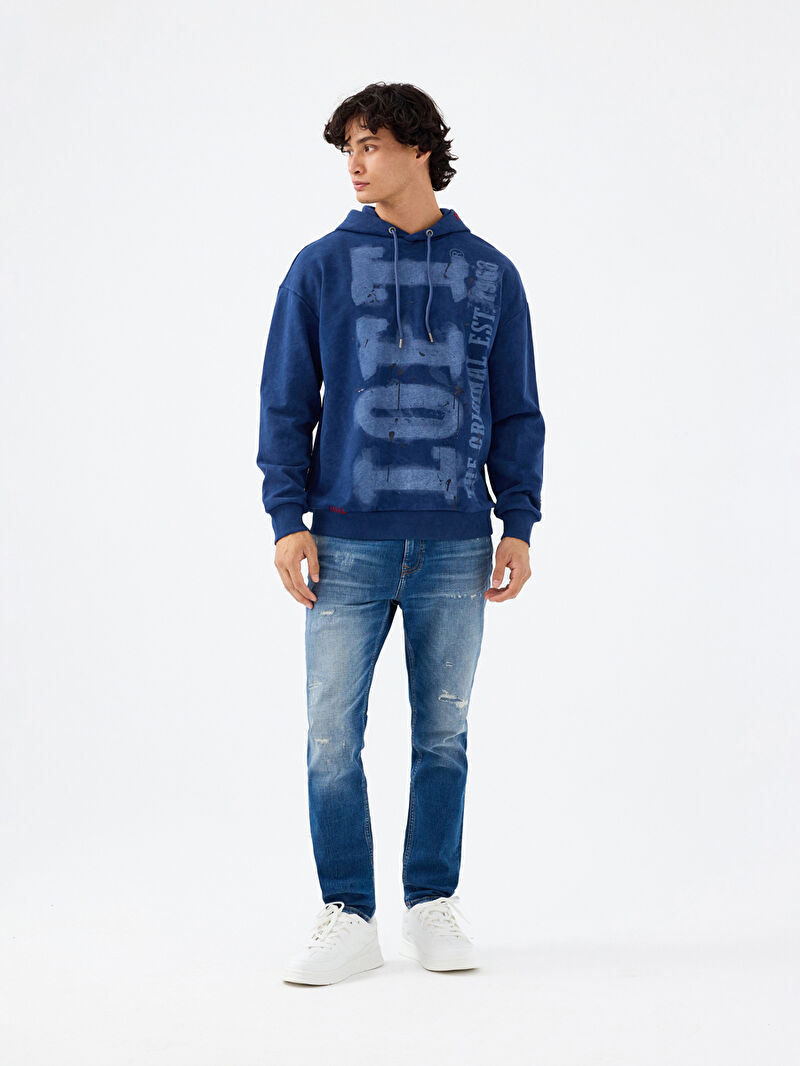 Oversize Fit Erkek Sweatshirt