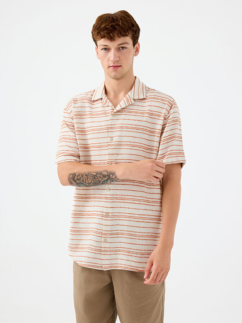 Relax Fit Erkek Gömlek K.kol