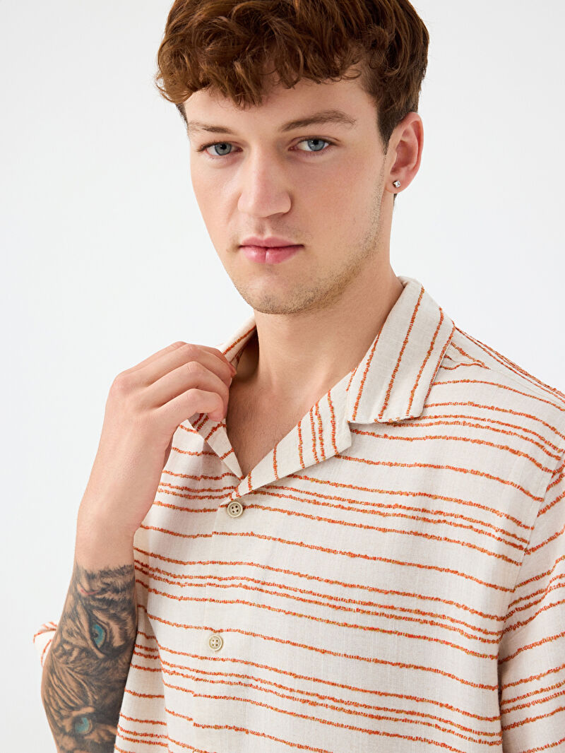 Relax Fit Erkek Gömlek K.kol