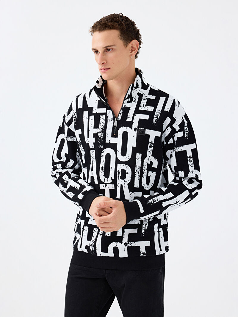 Loose Fit Erkek Sweatshirt