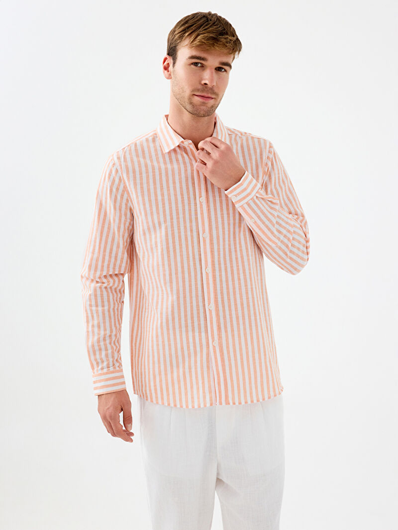 Regular Fit Erkek Gömlek U.kol