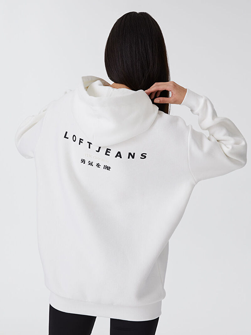 Loose Fit Kadın Sweatshirt