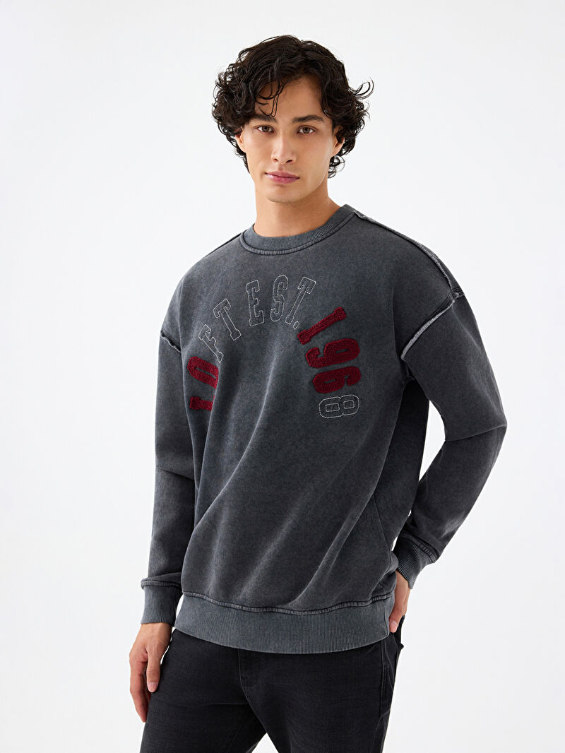 Oversize Fit Erkek Sweatshirt