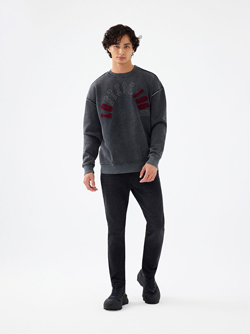 Oversize Fit Erkek Sweatshirt