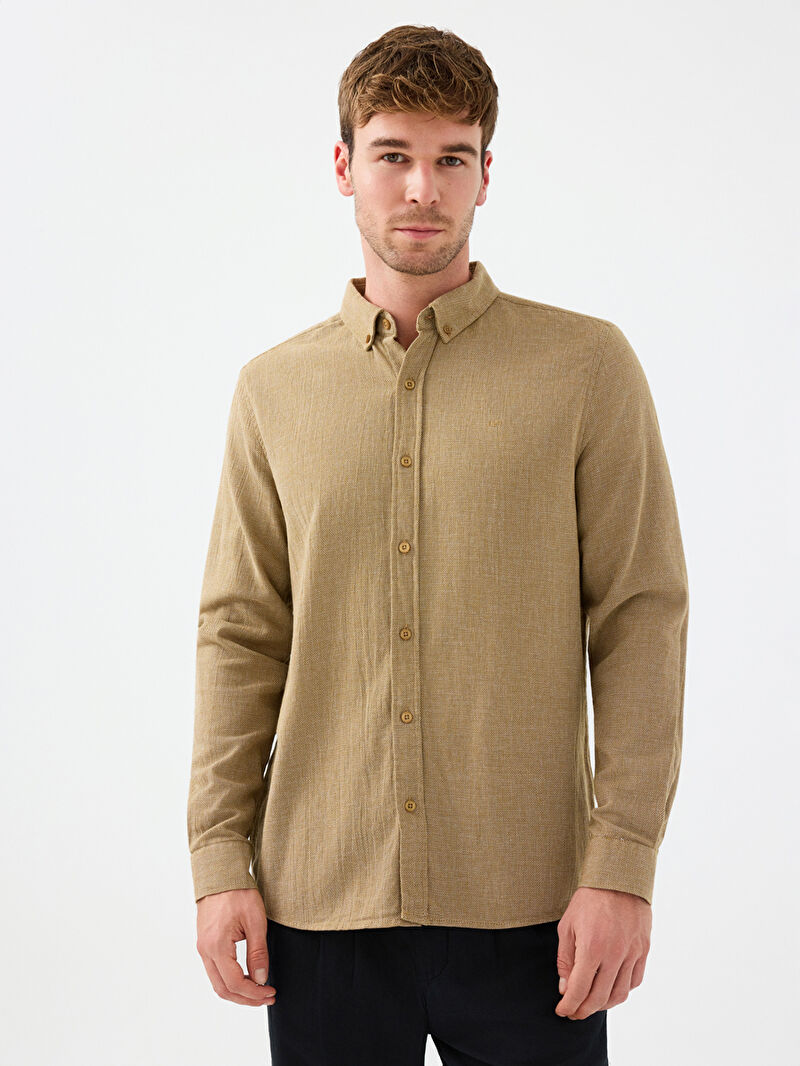 Regular Fit Erkek Gömlek U.kol