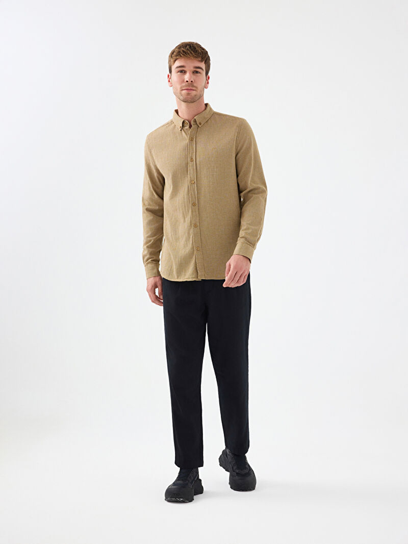 Regular Fit Erkek Gömlek U.kol