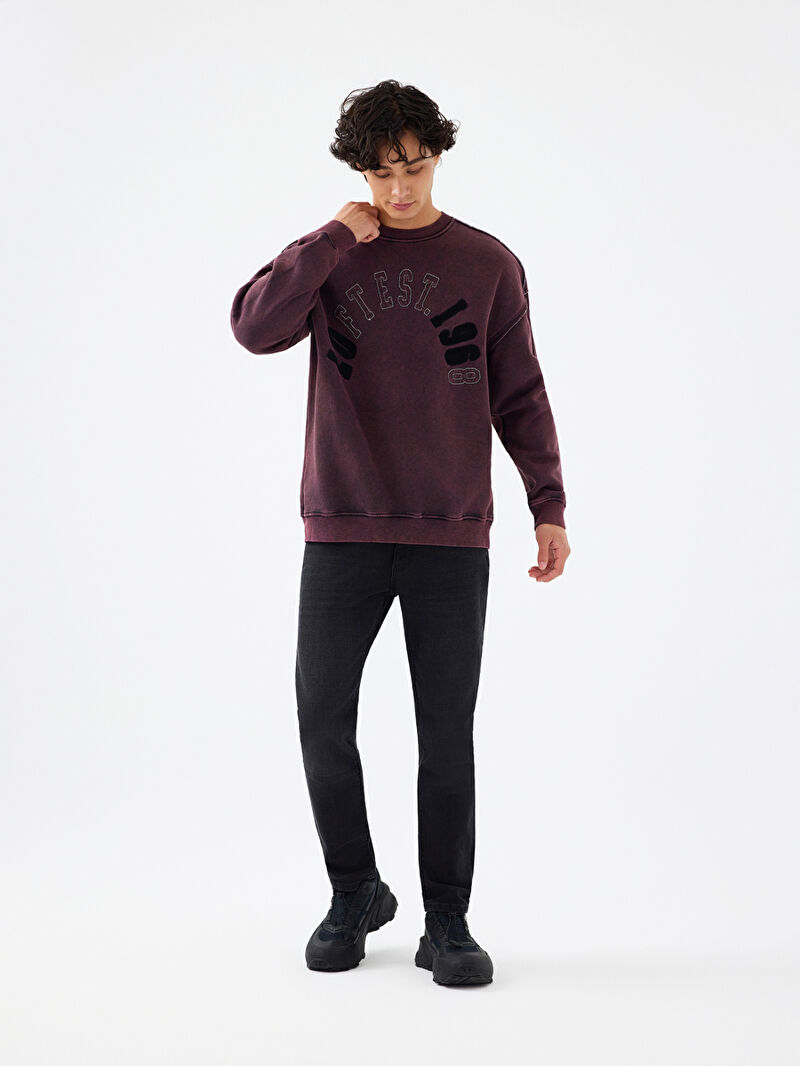 Oversize Fit Erkek Sweatshirt