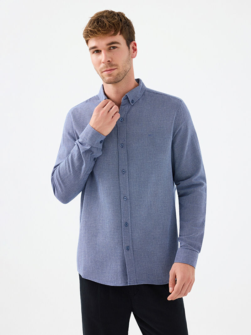 Regular Fit Erkek Gömlek U.kol