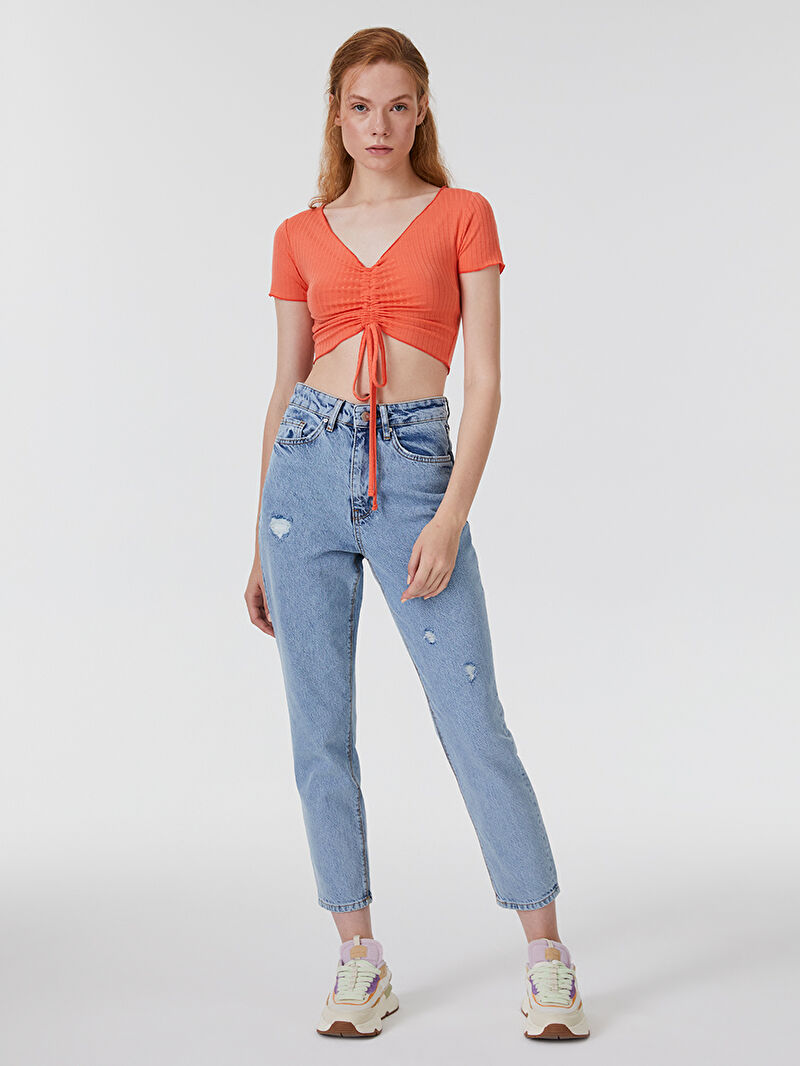 Mom Regular Fit Kadın Pantolon