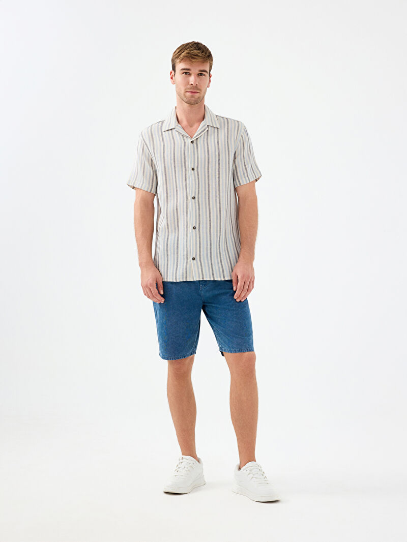 Relax Fit Erkek Gömlek K.kol