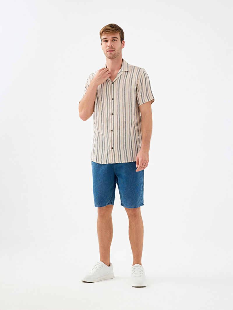 Relax Fit Erkek Gömlek K.kol