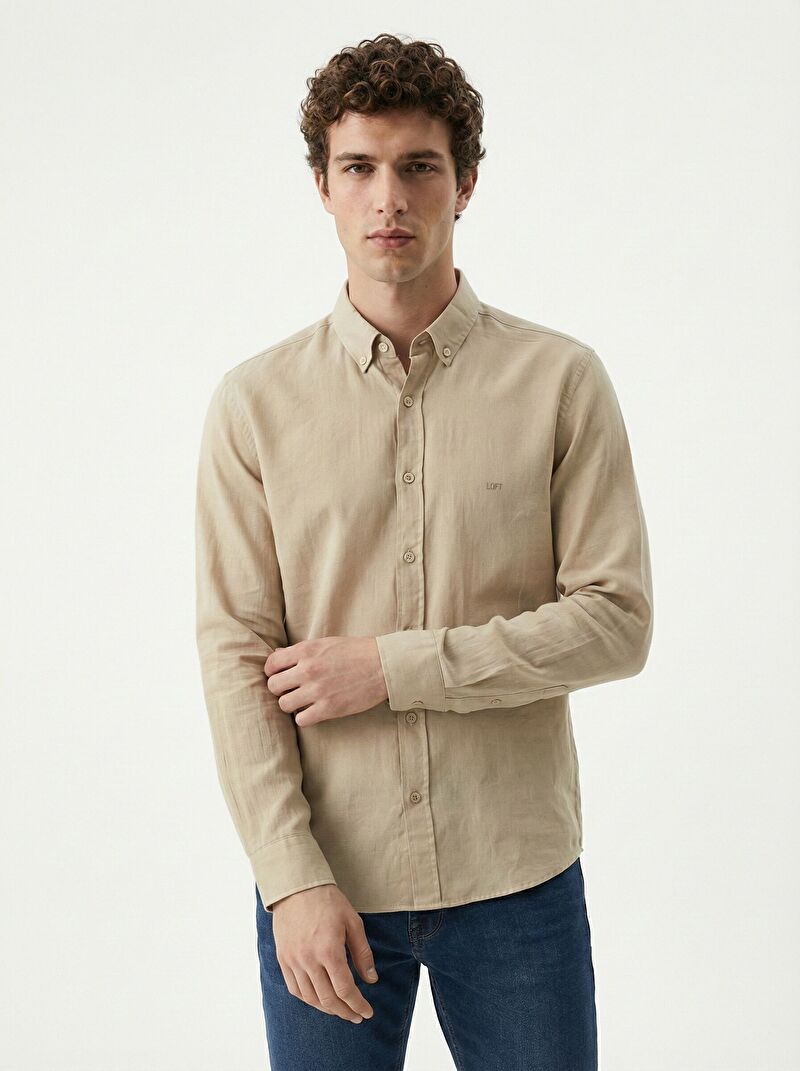 Regular Fit Erkek Gömlek U.kol