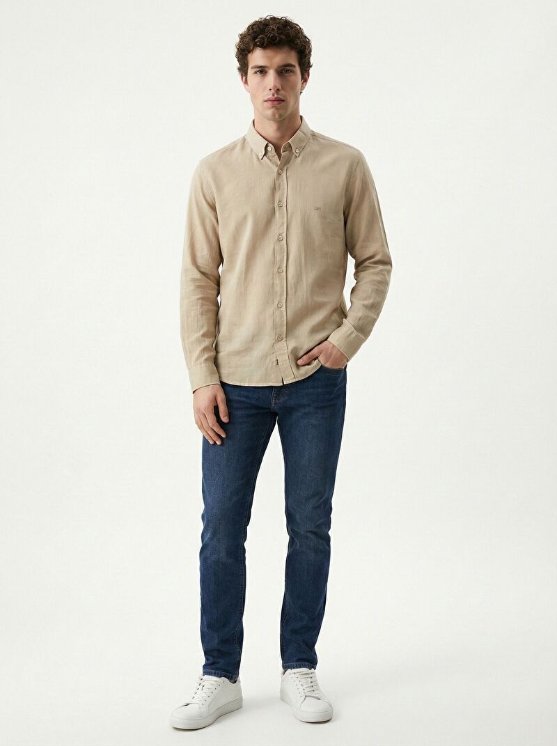 Regular Fit Erkek Gömlek U.kol