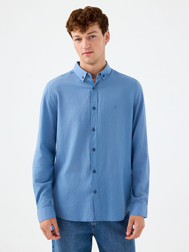 Regular Fit Erkek Gömlek U.kol