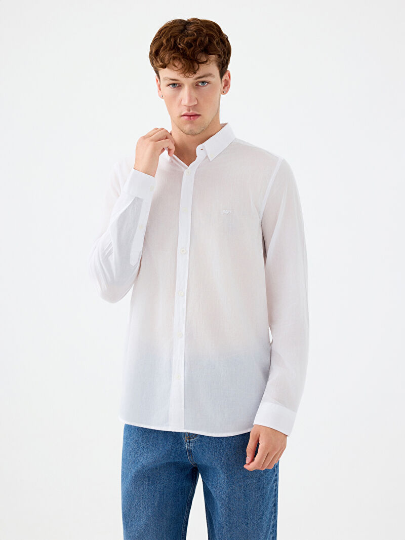 Regular Fit Erkek Gömlek U.kol