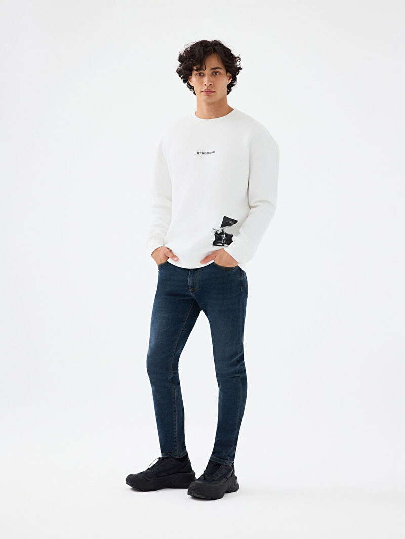 Oversize Fit Erkek Sweatshirt