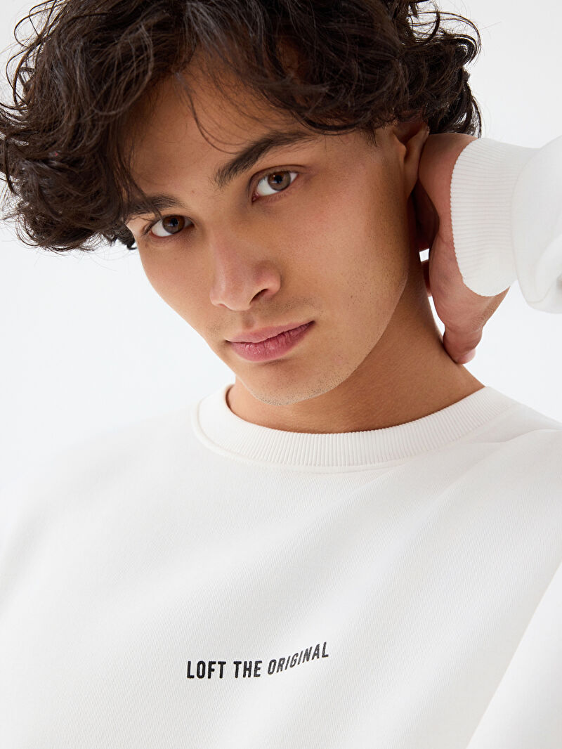 Oversize Fit Erkek Sweatshirt