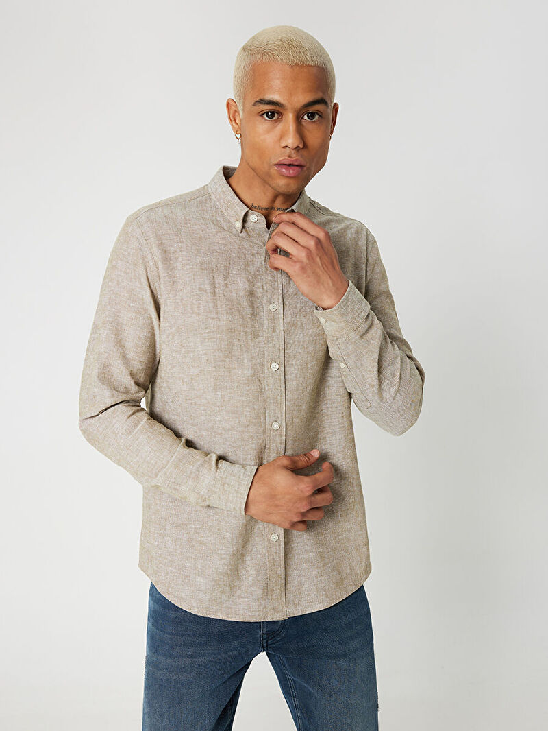 Regular Fit Erkek Gömlek U.kol