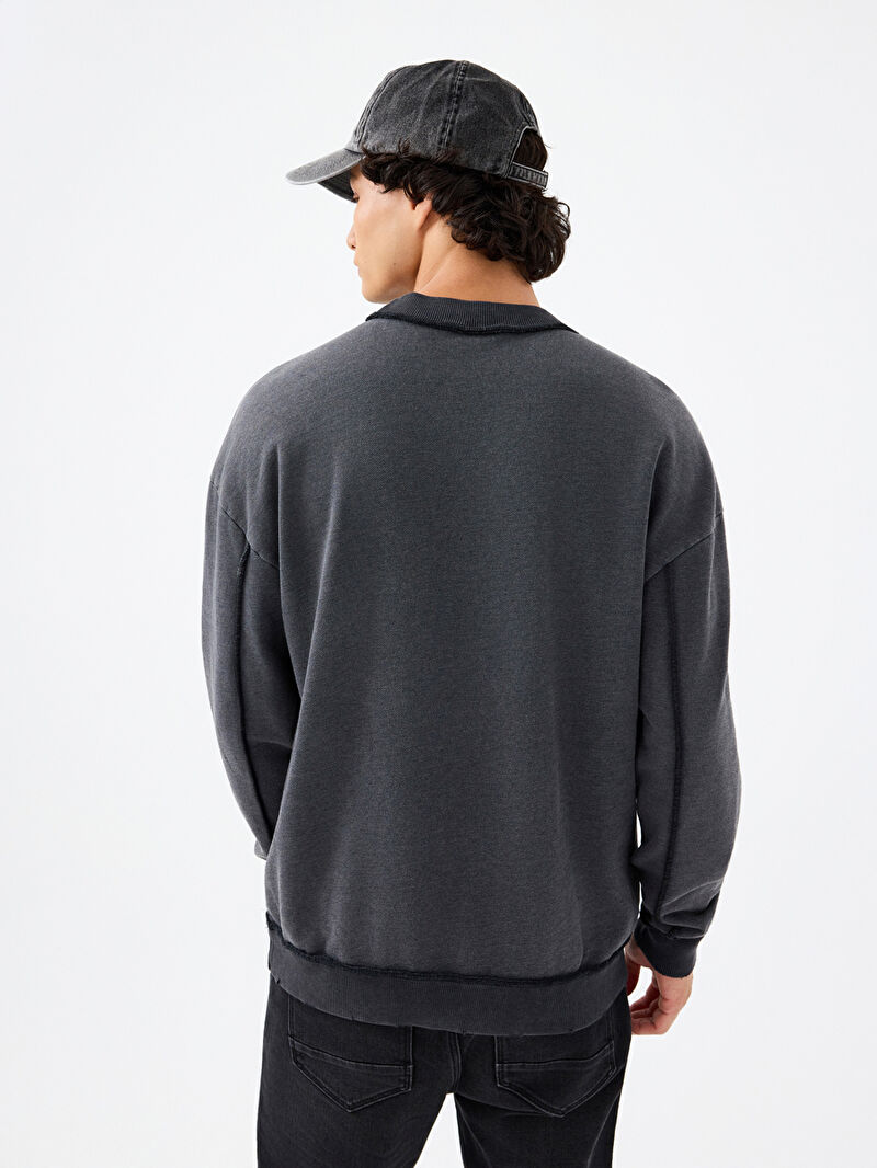 Oversize Fit Erkek Sweatshirt