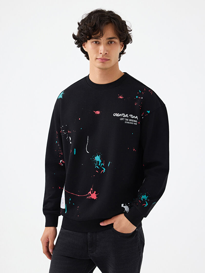 Relax Fit Erkek Sweatshirt