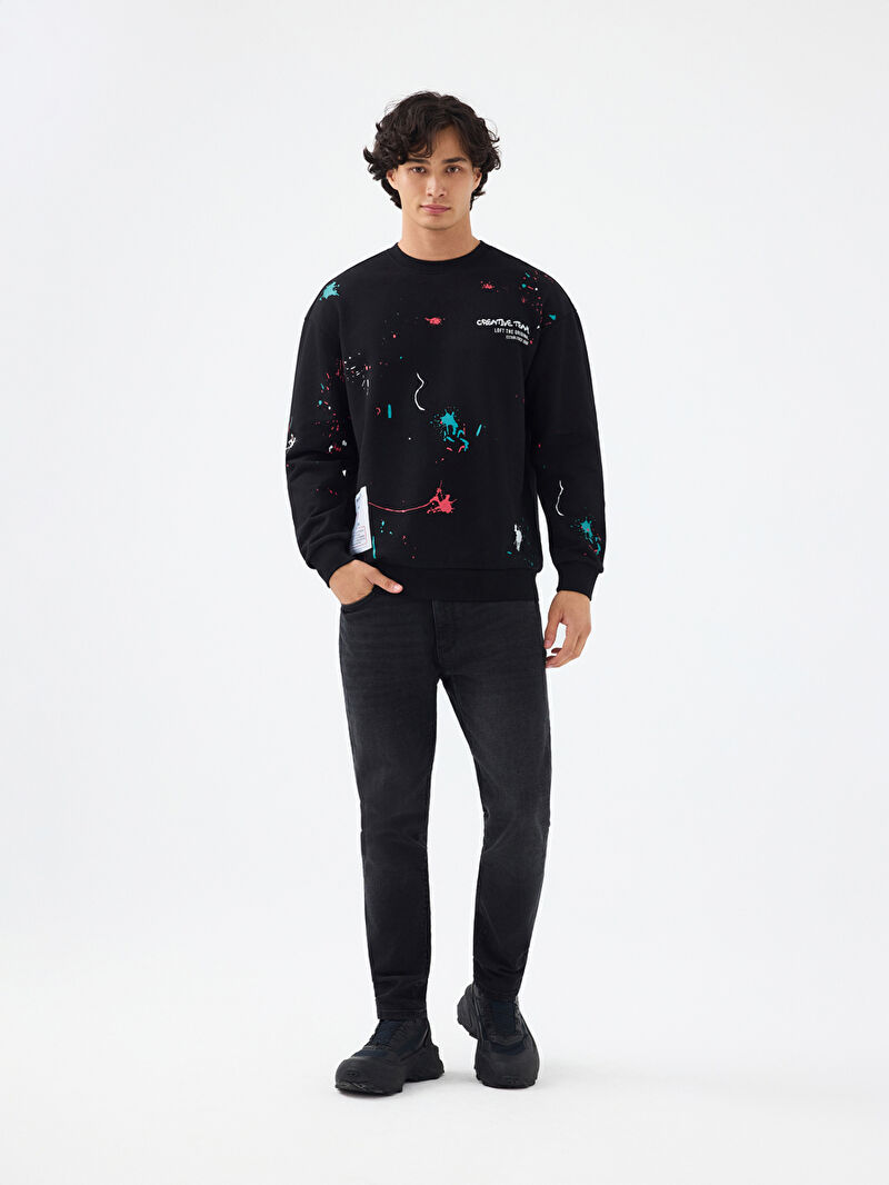 Relax Fit Erkek Sweatshirt