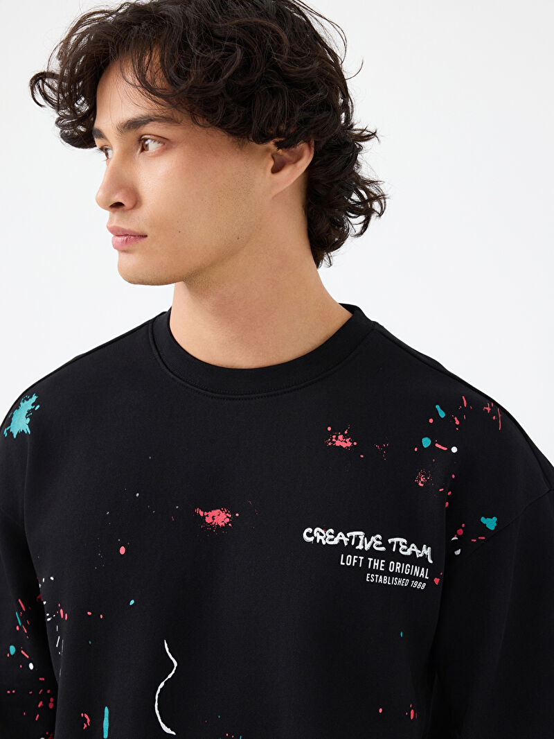 Relax Fit Erkek Sweatshirt