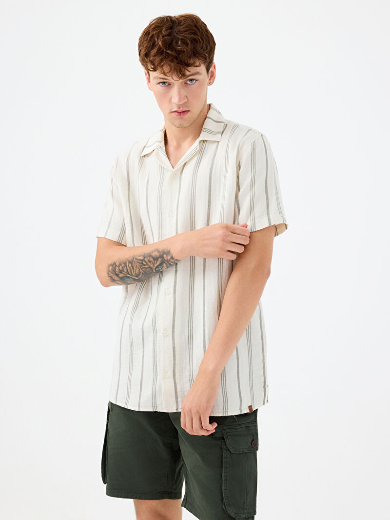 Relax Fit Erkek Gömlek K.kol