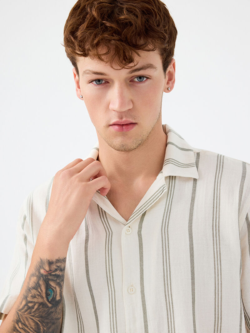 Relax Fit Erkek Gömlek K.kol